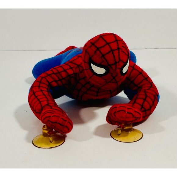 Marvel Spider-Man Superhero Plush With Suction Cups 1999  Kelly Toy 9” - Picture 9 of 10